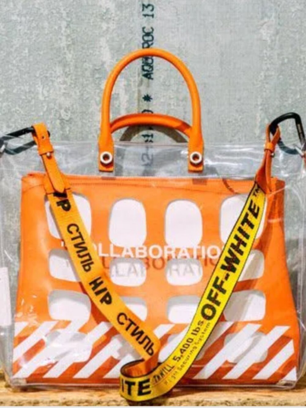 HERON PRESTON X OFF WHITE COLLABORATION PURSE